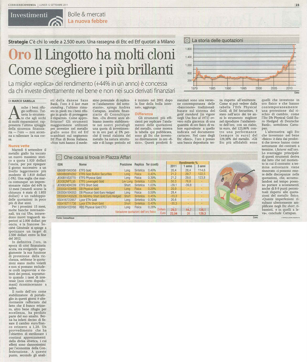 Oro: il lingotto ha molti cloni. Come scegliere i più brillanti