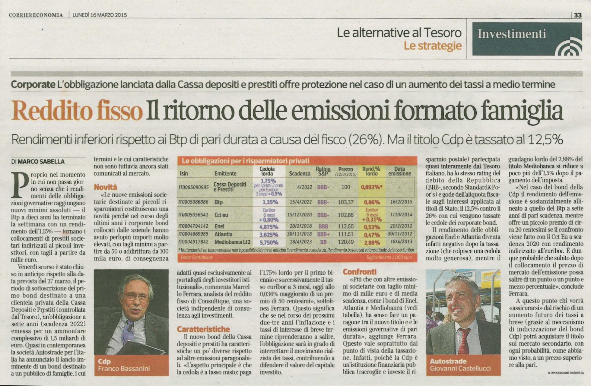 Obbligazioni: il ritorno delle emissioni formato famiglia