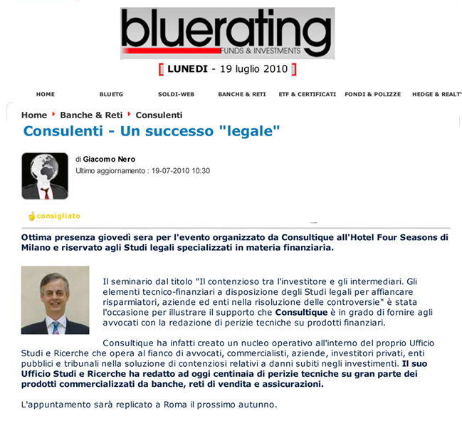 Consulenti: un successo 