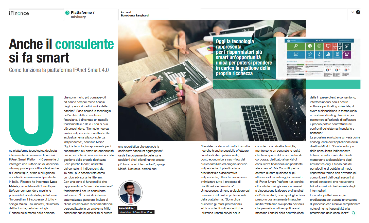 Anche il consulente si fa smart