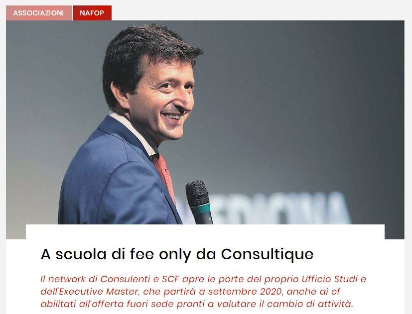 A SCUOLA DI FEE ONLY DA CONSULTIQUE