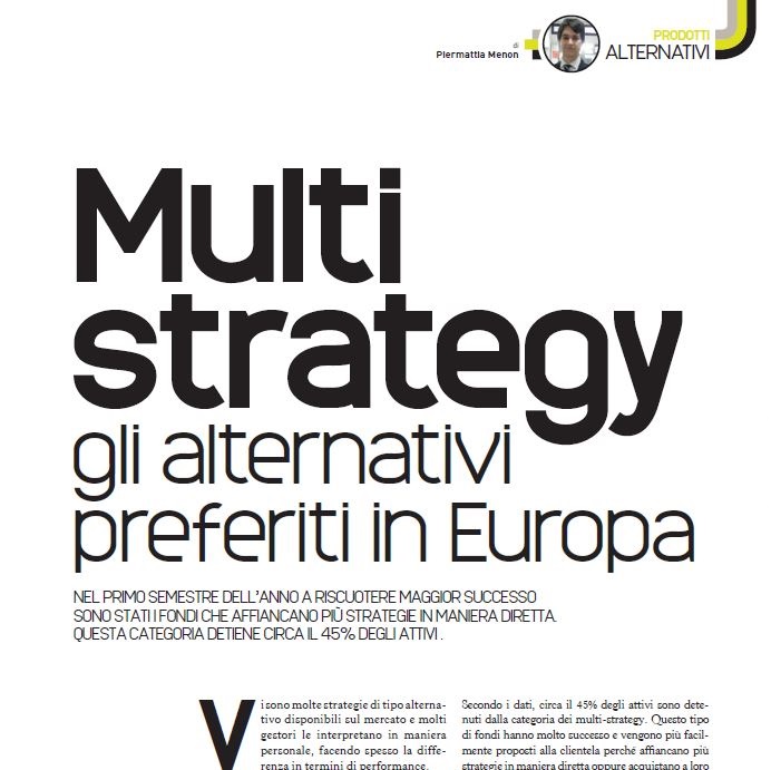 Multi strategy, gli alternativi preferiti in Europa