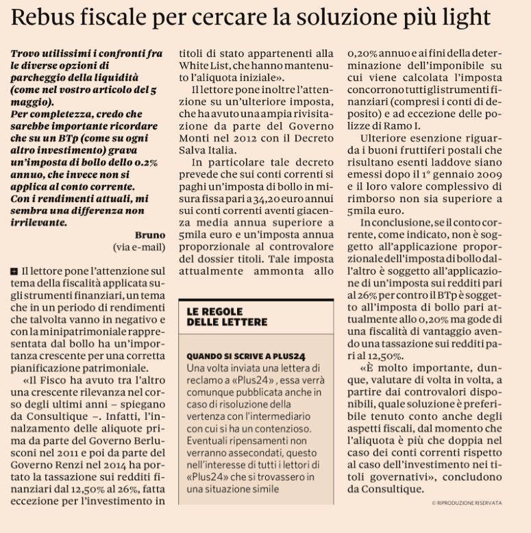 Rebus fiscale per cercare la soluzione più light