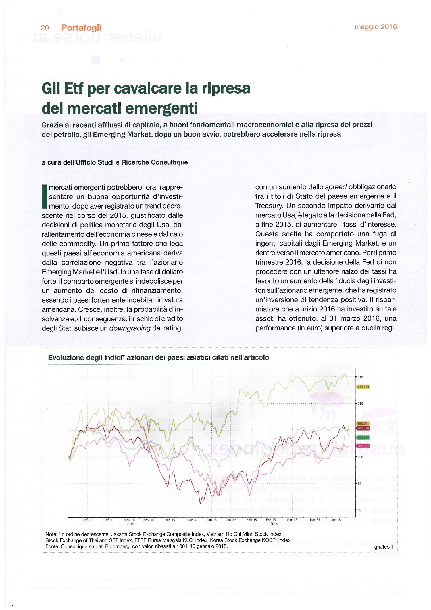 Gli ETF per cavalcare la ripresa dei mercati emergenti