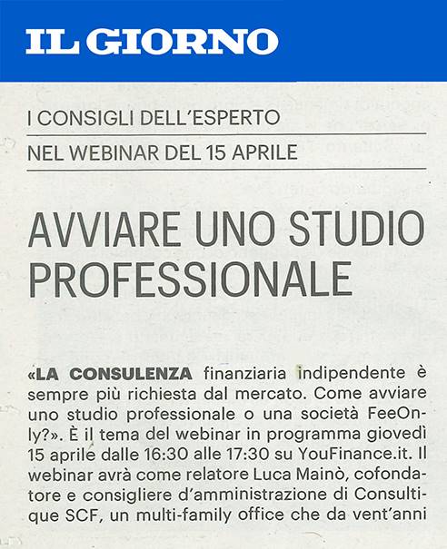 AVVIARE UNO STUDIO PROFESSIONALE