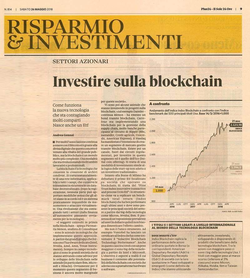 Investire sulla blockchain