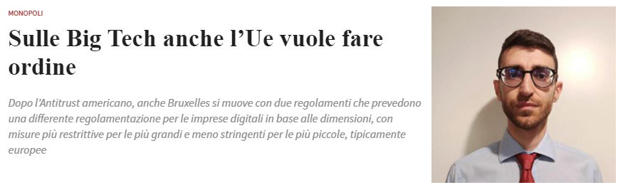 SULLE BIG TECH ANCHE L’UE VUOLE FARE ORDINE