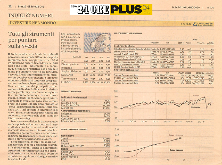 INVESTIRE NEL MONDO - TUTTE LE AVVERTENZE PRIMA DI INVESTIRE SULLA SVEZIA