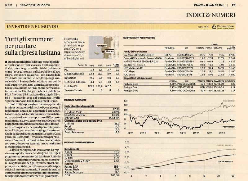 Tutti gli strumenti per puntare sulla ripresa lusitana