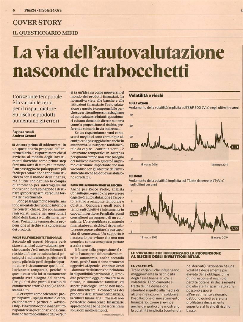 La via dell’autovalutazione nasconde trabocchetti