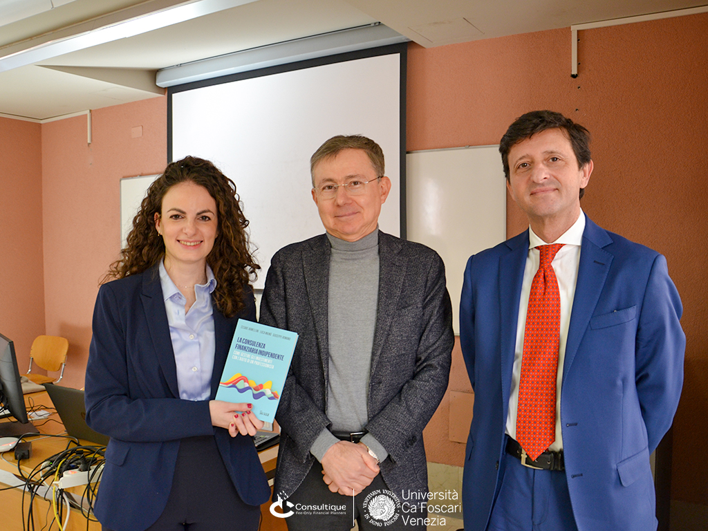 Secondo incontro in università Ca' Foscari a Venezia: la consulenza finanziaria indipendente a lezione