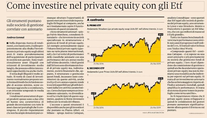 Come investire nel private equity con gli Etf