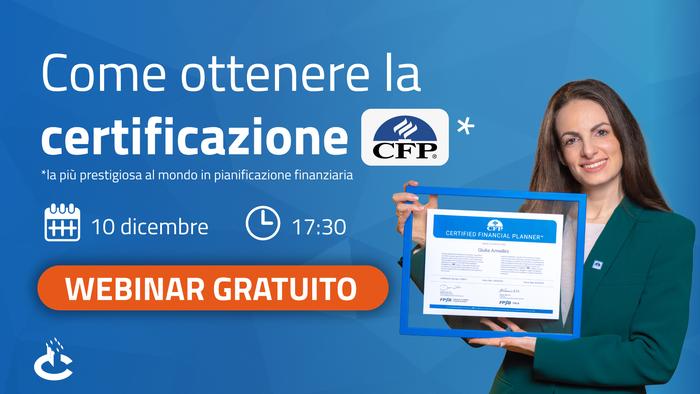 Webinar | Come ottenere la certificazione CFP®