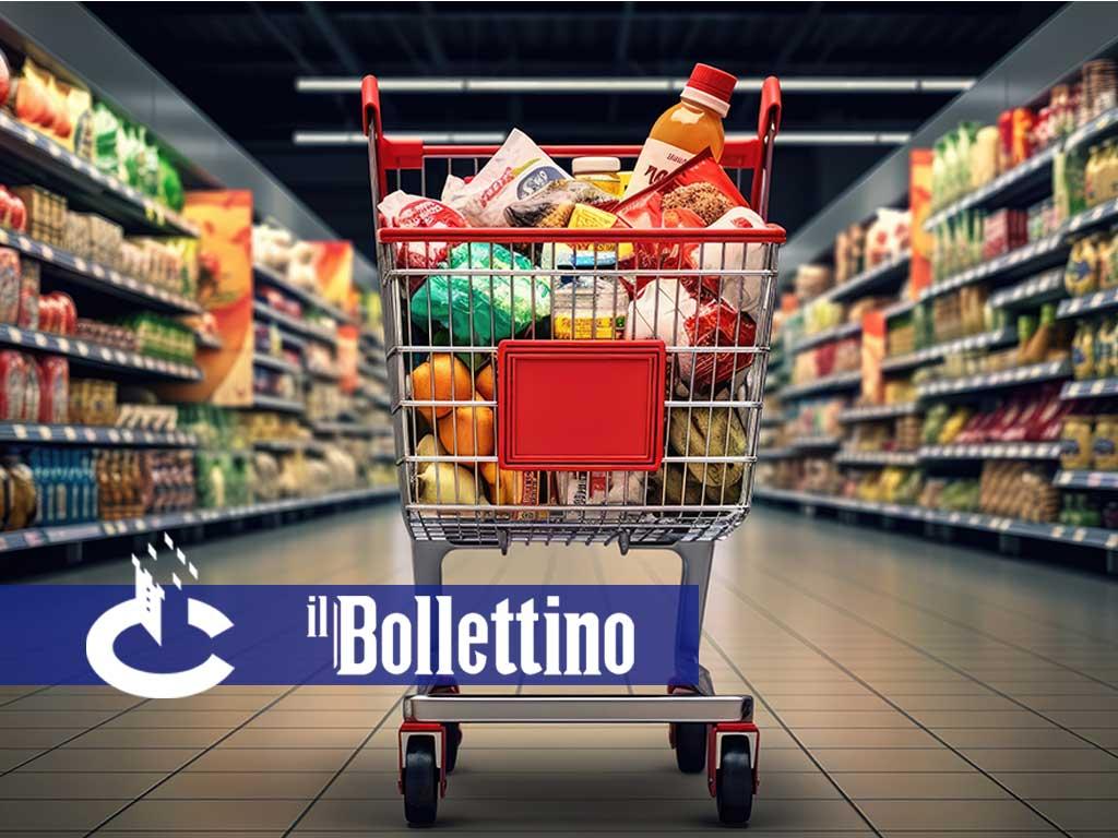 il Bollettino | Non c'è tregua per gli alimentari: prezzi su del 21,3% in due anni 