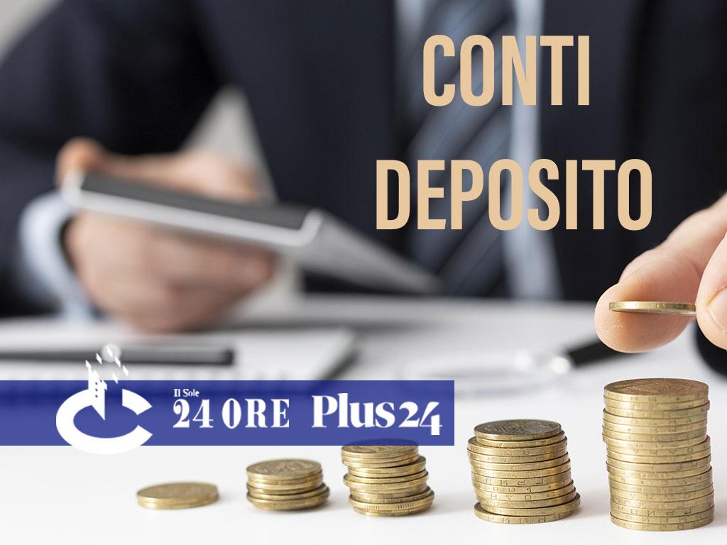 Plus24 | Conti deposito A 12 mesi offrono fino al 4,75% lordo